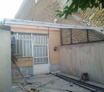اجرای سقف حیاط خلوت