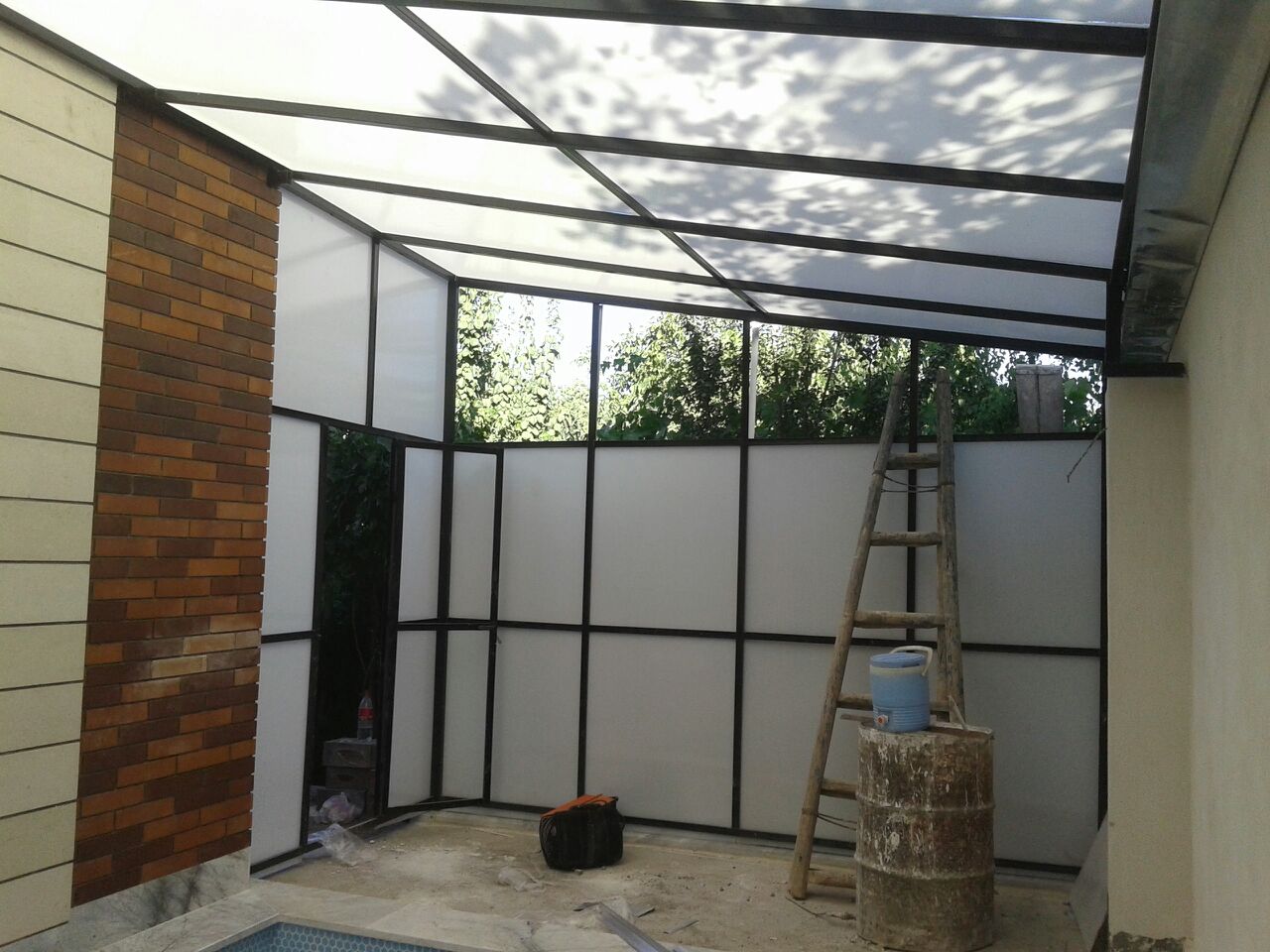 اجرای سقف پاسیو