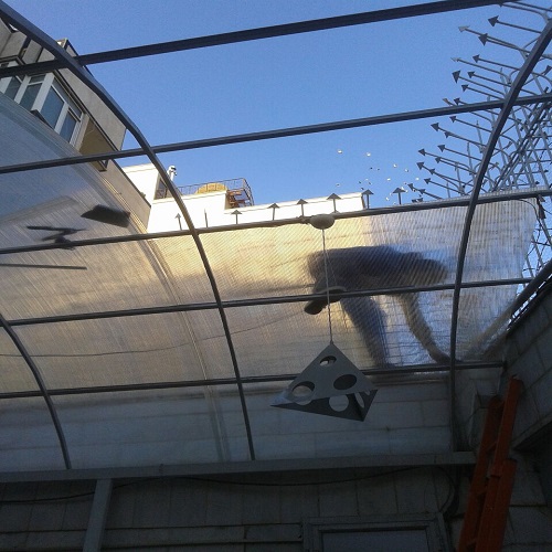 سقف پلی کربنات پارکینگ