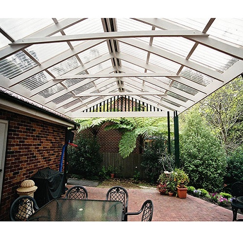 قیمت سقف شیروانی شیبدار نورگیر پلی کربنات