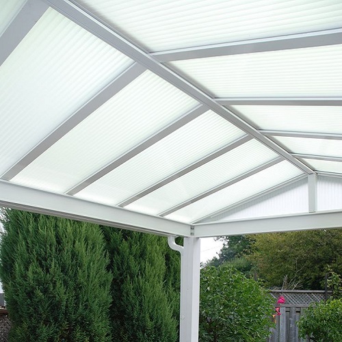 اجرای سقف استخر با پلی کربنات