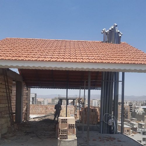اجرای سقف شیروانی شیبدار در لاهیجان و سیاهکل