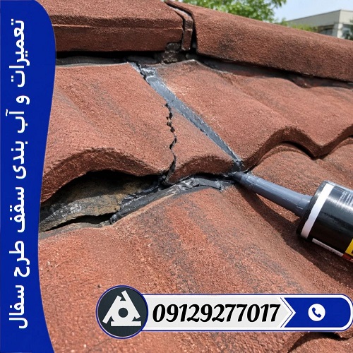 تعمیرات و آب بندی سقف طرح سفال